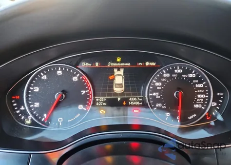 2015 Audi A6 Premium Plus из США, поврежденный, VIN WAUGFAFC0FN033464